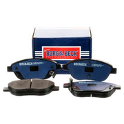 Borg & Beck Front Brake Discs & Pads fits Fiat 500L 2012-2018 0.9 1.3 1.4 1.6