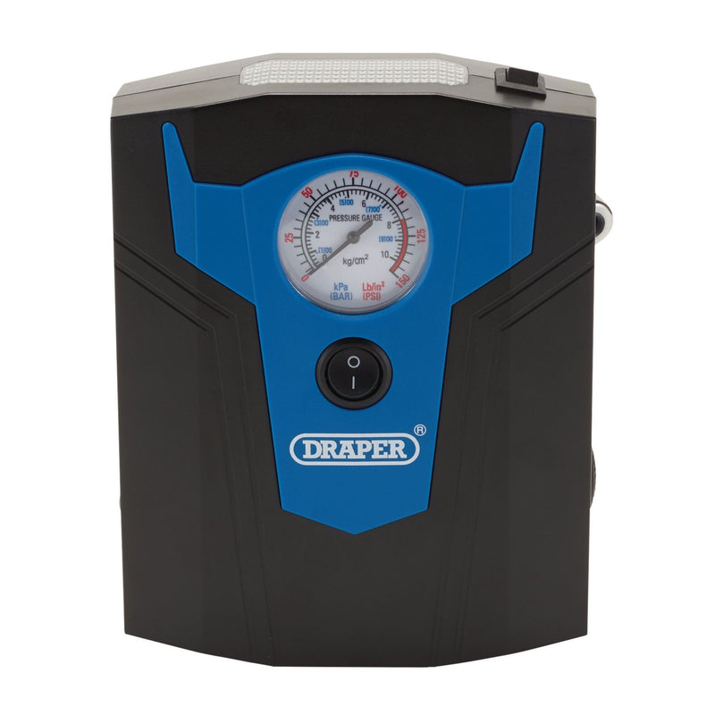 Draper 12V Analogue Tyre Inflator 13274 Draper - Dynamic Drive