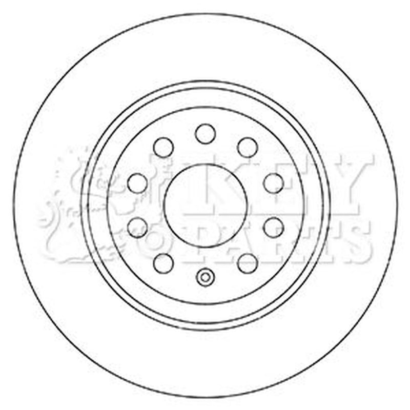Key Parts Front & Rear Brake Discs & Pads fits Audi Q3 2013-2018 1.4 2.0