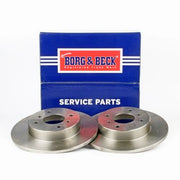 Borg & Beck Front & Rear Brake Discs & Pads fits Nissan Primera 1996-2002