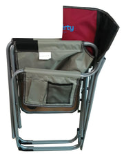 Liberty Magenta Directors Chair with Side Table Camping Caravan Liberty - Dynamic Drive