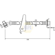 NAPA Brake Hydraulic Hose Line Lower NBH1296