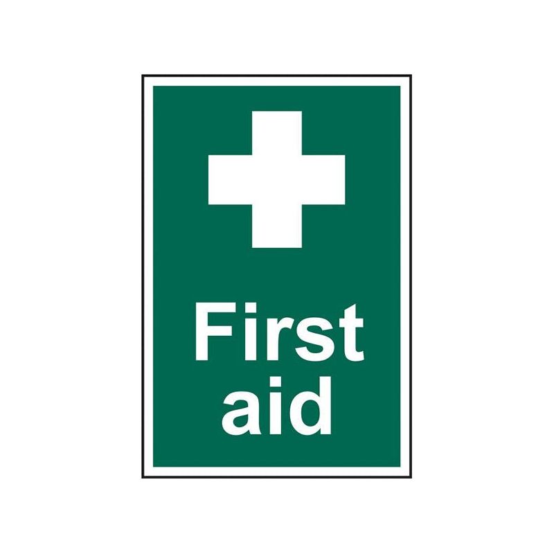 Scan First Aid - PVC Sign 200 x 300mm Scan - Dynamic Drive