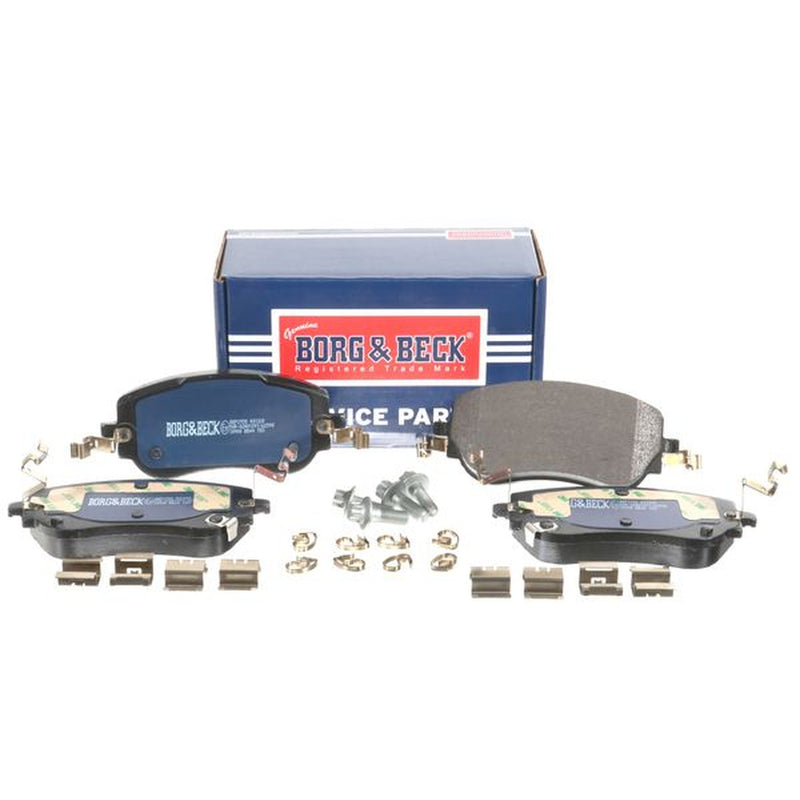 Borg & Beck Front Brake Vented Discs & Pads fits Fiat Tipo 2020 on 1.6