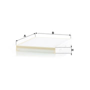 MANN-FILTER Cabin Air Filter (Pollen Filter) CU 3780