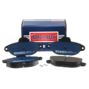 Borg & Beck Front Brake Discs & Pads fits Fiat Punto Hatchback 2000-2009 1.2