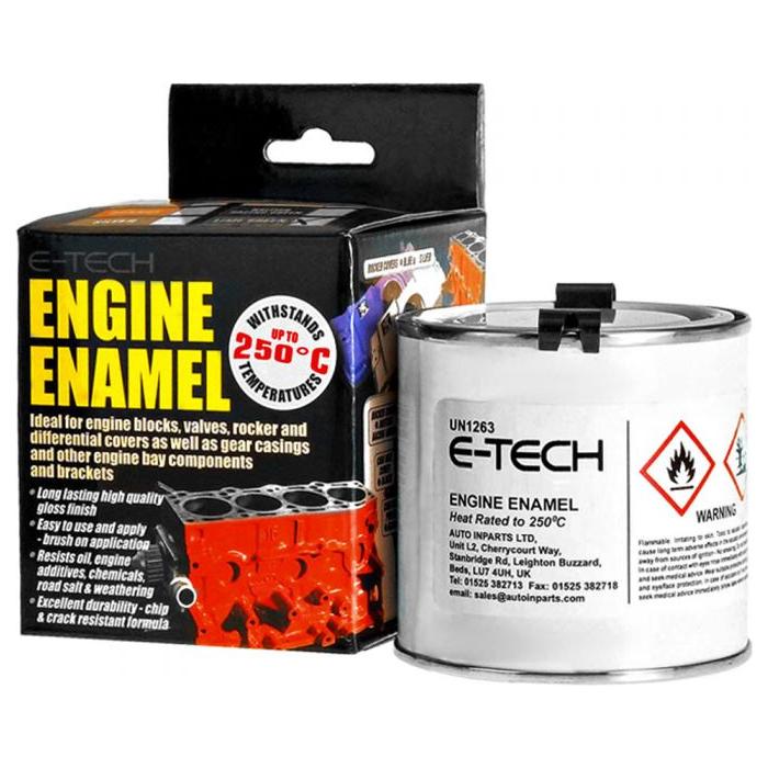 E-Tech Gold Engine Enamel Paint 250ml Heat Resistant High Temp E-Tech - Dynamic Drive