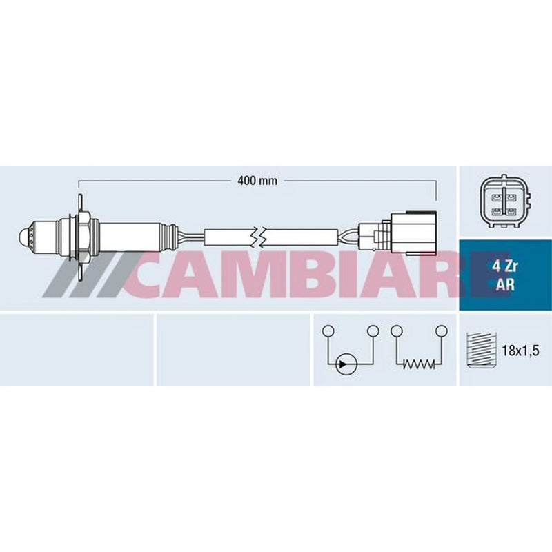 Cambiare O2 Lambda Oxygen Sensor before catalytic converter fits Subaru Forester