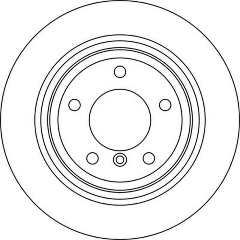 Abtex 2 x Vented Rear Brake Discs BD1934V-x2