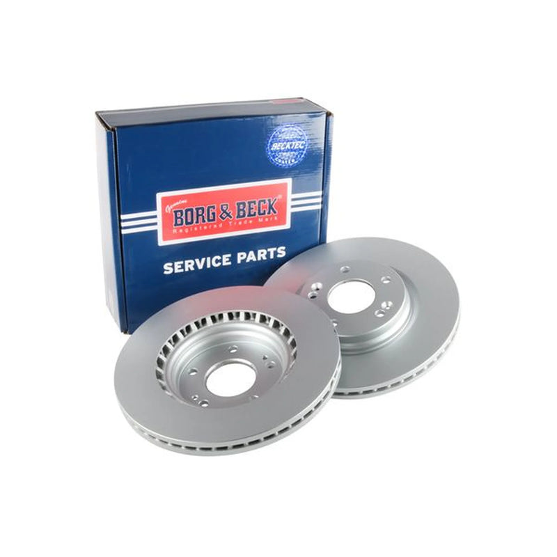 Borg & Beck Front & Rear Brake Discs & Pads fits Hyundai Kona 2017-2020 1.6