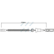 Apec Handbrake Cable Right Rear BBC3469
