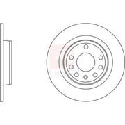 Apec 2 x Solid Rear Brake Discs SDK6613-x2