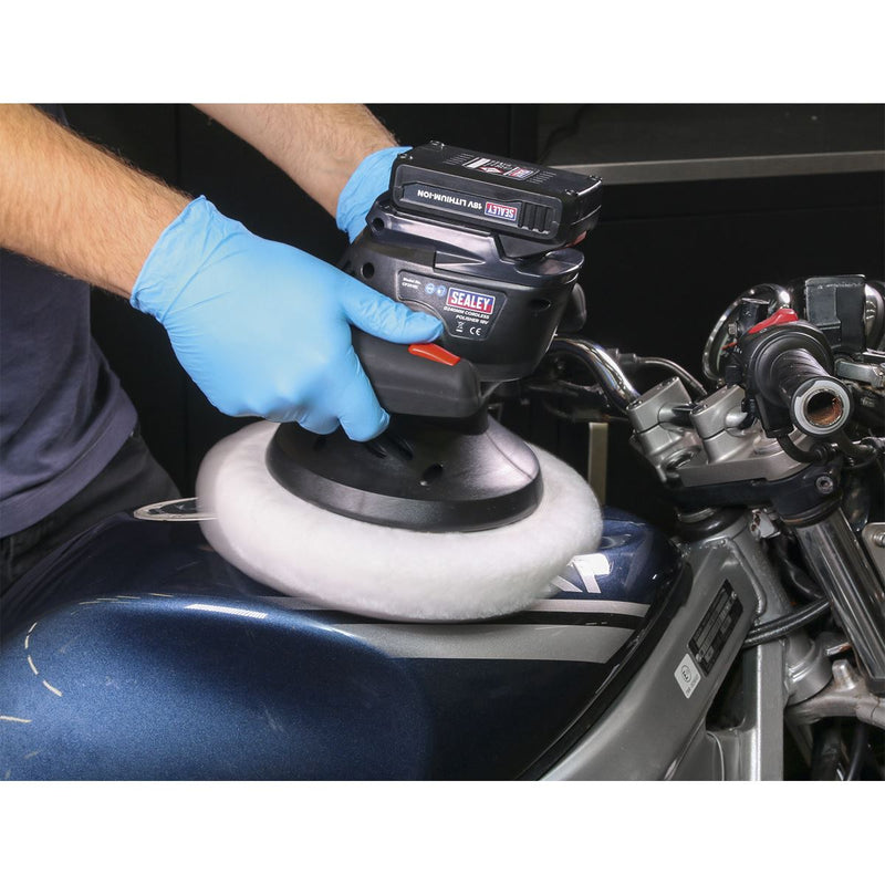 Sealey Cordless Polisher 240mm 18V Lithium-ion CP2518L Sealey  - Dynamic Drive