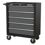 Sealey Rollcab 5 Drawer with Ball-Bearing Slides Black/Grey AP2505B Sealey - Dynamic Drive