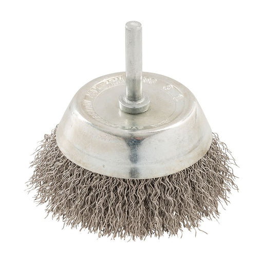 Silverline Rotary Stainless Steel Wire Cup Brush 75mm Silverline - Dynamic Drive