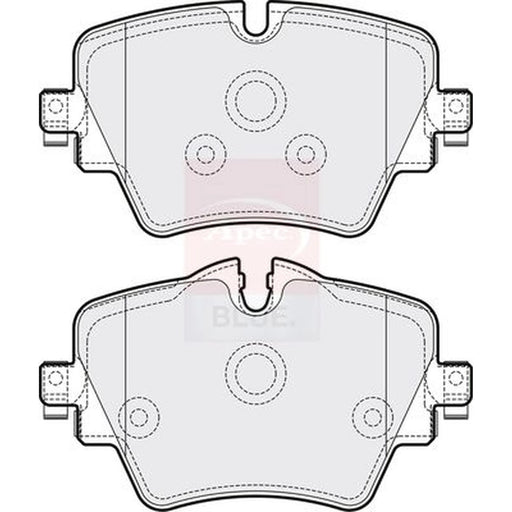 Apec Front Brake Pad Set PD3766