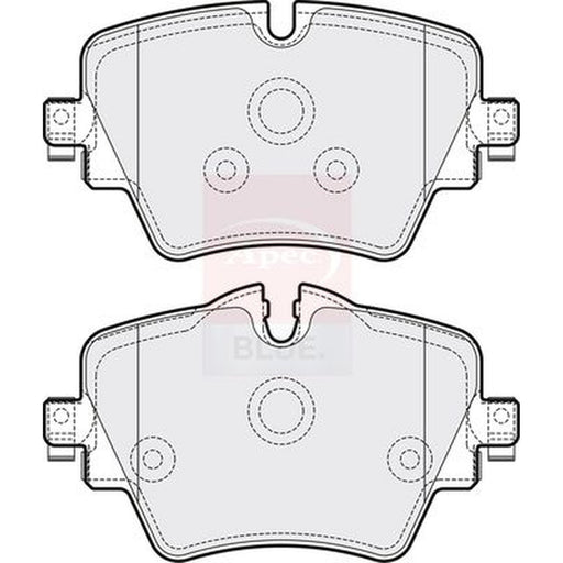 Apec Front Brake Pad Set fits BMW 1 2019-2020