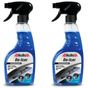 2x Holts Car De-Icer Spray Melts Windscreen Ice Frost Snow Winter De icer 500ml Holts - Dynamic Drive