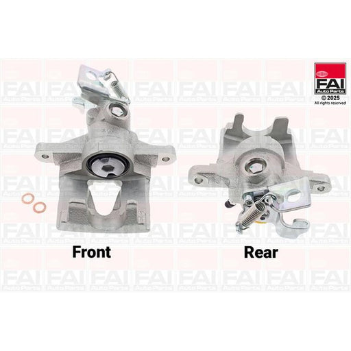 FAI Brake Caliper Assembly Rear Left fits Ford Mondeo 2000-2007 1.8 2.0 2.5