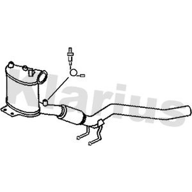 Klarius Diesel Particulate Filter T/A fits Seat Altea 2009-2015 1.6