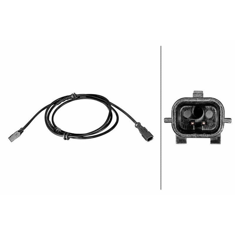 Hella ABS Wheel Speed Sensor Rear Right fits Renault Twingo II 2008-2014 1.6