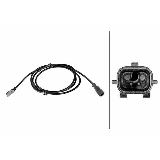 Hella ABS Wheel Speed Sensor Rear Right fits Renault Twingo II 2008-2014 1.6