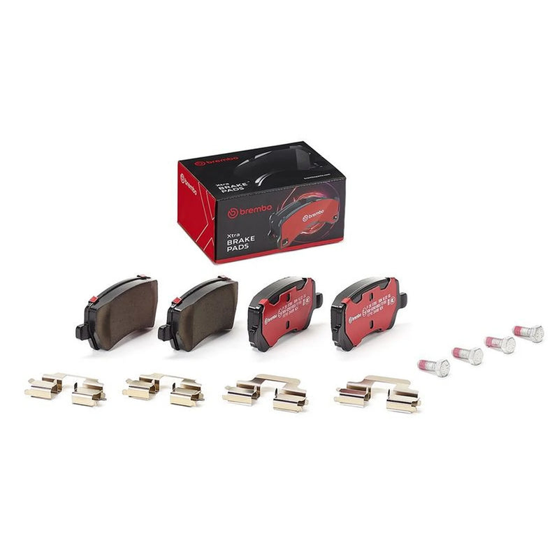 Brembo 4 x Rear Brake Pad Set fits Ford Galaxy 2006-2015 2.0
