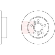 Apec Rear Brake Solid Discs & Pads fits Renault Espace 1996-2002 2.0 2.2 3.0