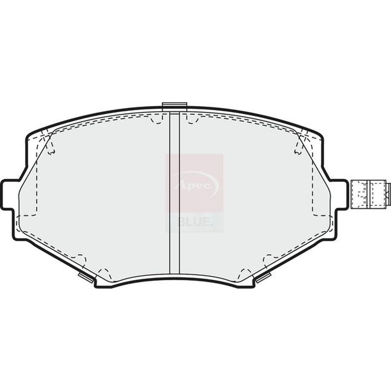 Apec Front & Rear Pads fits Mazda MX-5 1993-2005 1.6 1.8