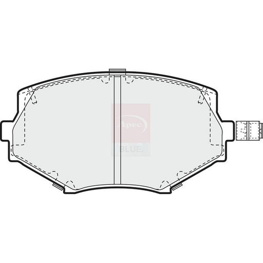 Apec Front Brake Vented Discs & Pads fits Mazda MX-5 1998-2005 1.6 1.8