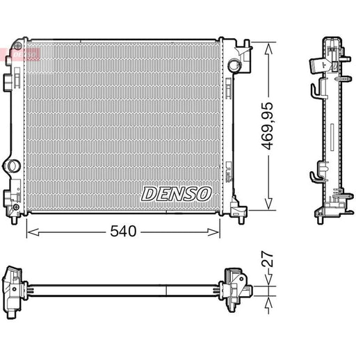 Denso Engine Radiator fits Nissan X-Trail 2014 on