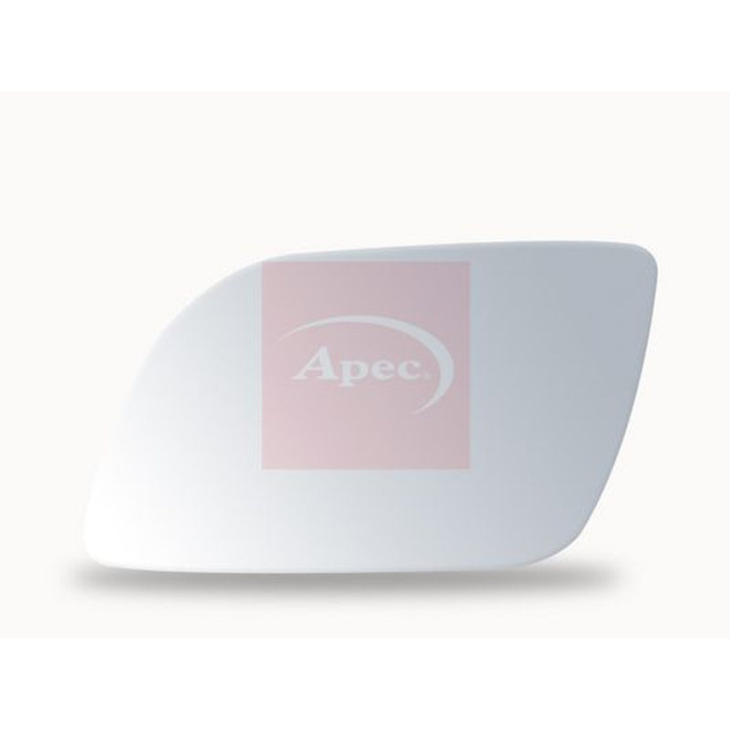 Apec Exterior Wing Mirror Glass Left fits VW Polo IV 2001-2009 1.2 1.4 1.9