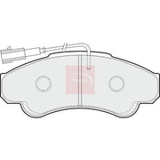 Apec Front Brake Pad Set fits Citroën Relay II 2002-2006 2.0 2.2 2.8