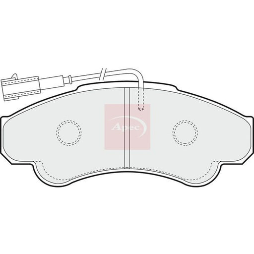 Apec Front Brake Pad Set PAD1251