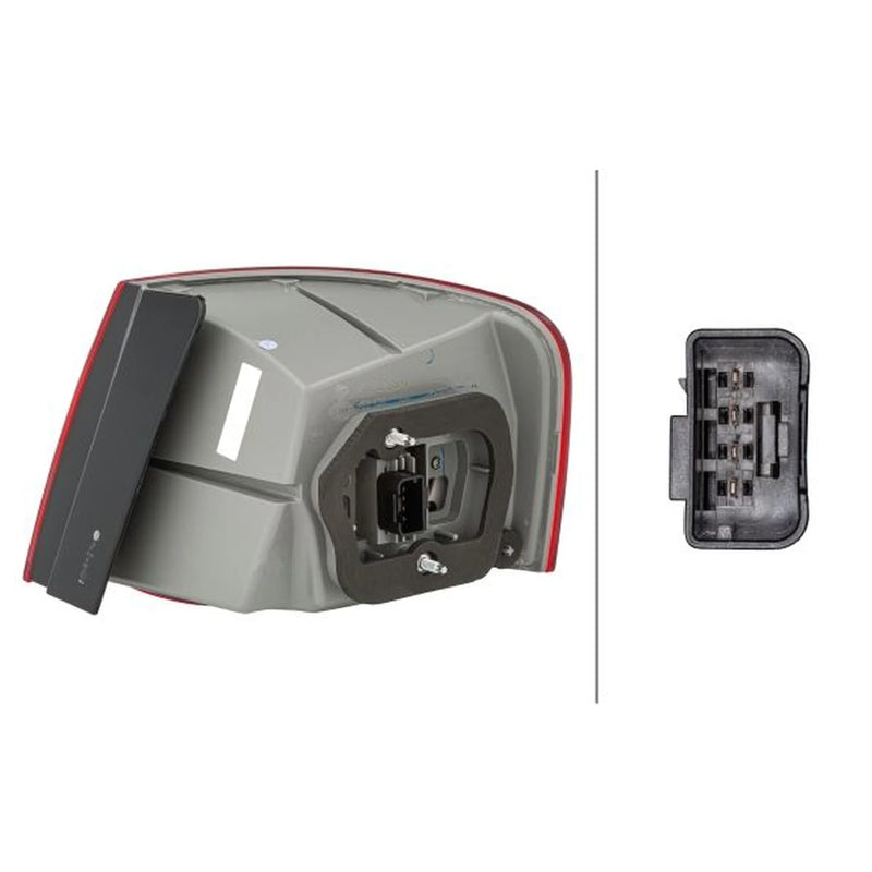 Hella Tail Light / Lamp LED Left fits VW Jetta III 2004-2010 1.4 1.6 1.9 2.0 2.5