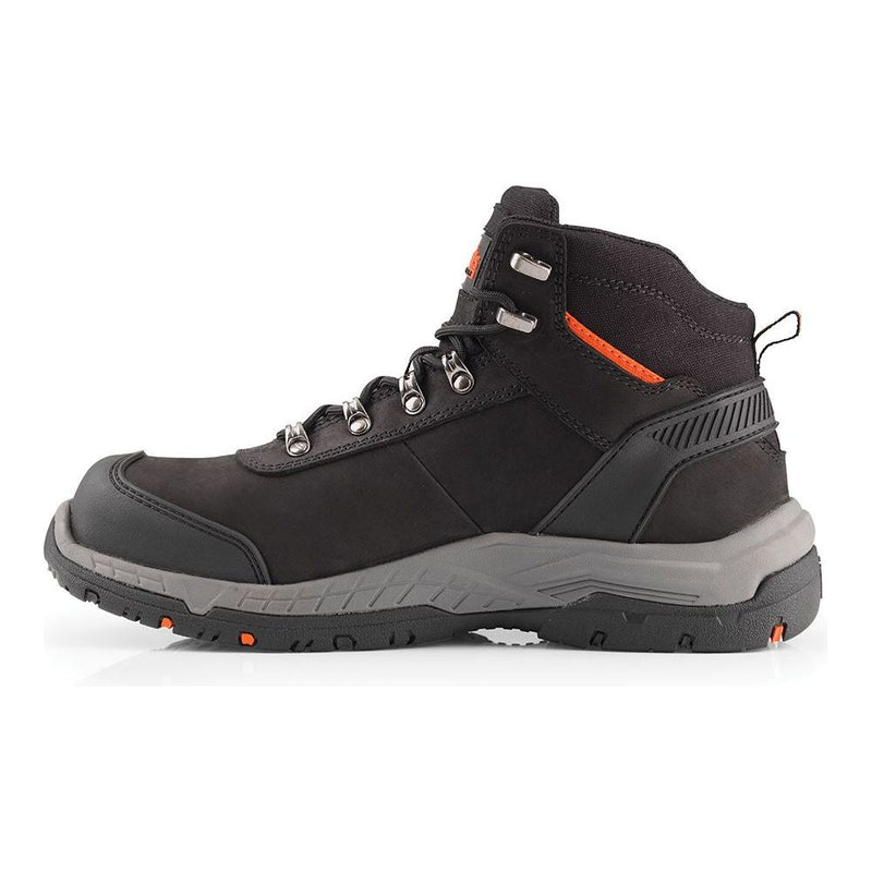 Scruffs Sabatan Safety Boots Black Size 10.5 / 45 Scruffs - Dynamic Drive