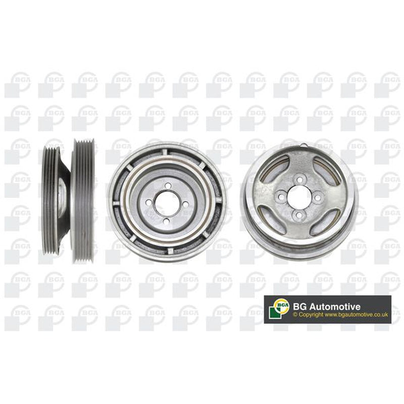 BGA Crank Shaft Belt Pulley fits Fiat Doblo 2004-2005 1.3
