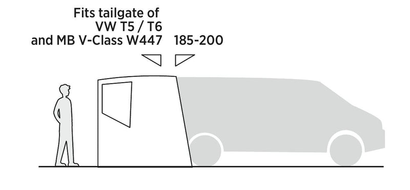 Easy Camp Krossbu Tailgate Awning Grey Easy Camp - Dynamic Drive
