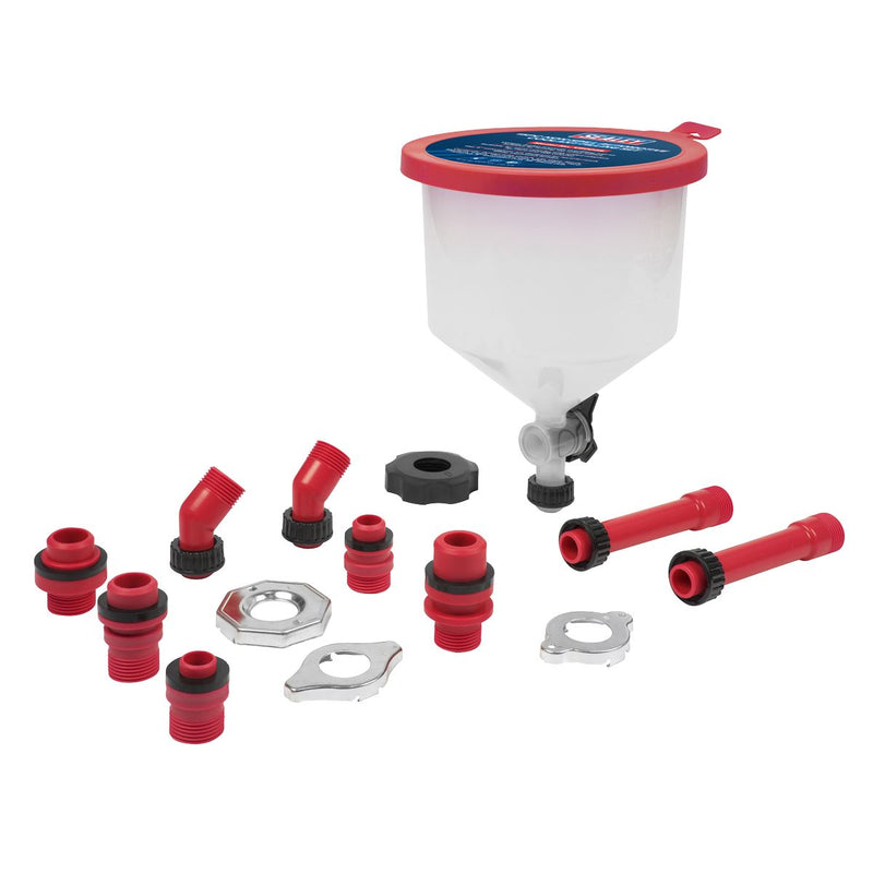 Sealey Non-Spill Automotive Coolant Filling Set 15pc VS0045 Sealey - Dynamic Drive