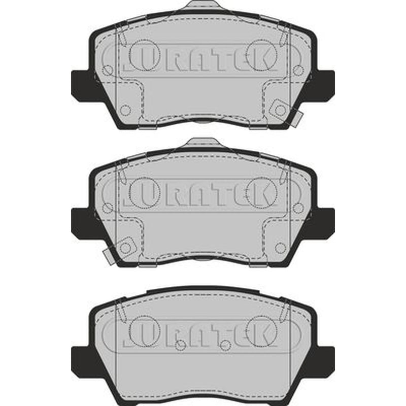 Juratek Front Brake Pad Set fits Kia Picanto III 2017-2018 1.0 1.2