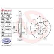 Brembo Front & Rear Brake Discs & Pads fits Hyundai I20 III 2020 on 1.0