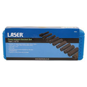 Laser Deep Impact Socket Set 1/2"D 10pc 7041 Laser - Dynamic Drive