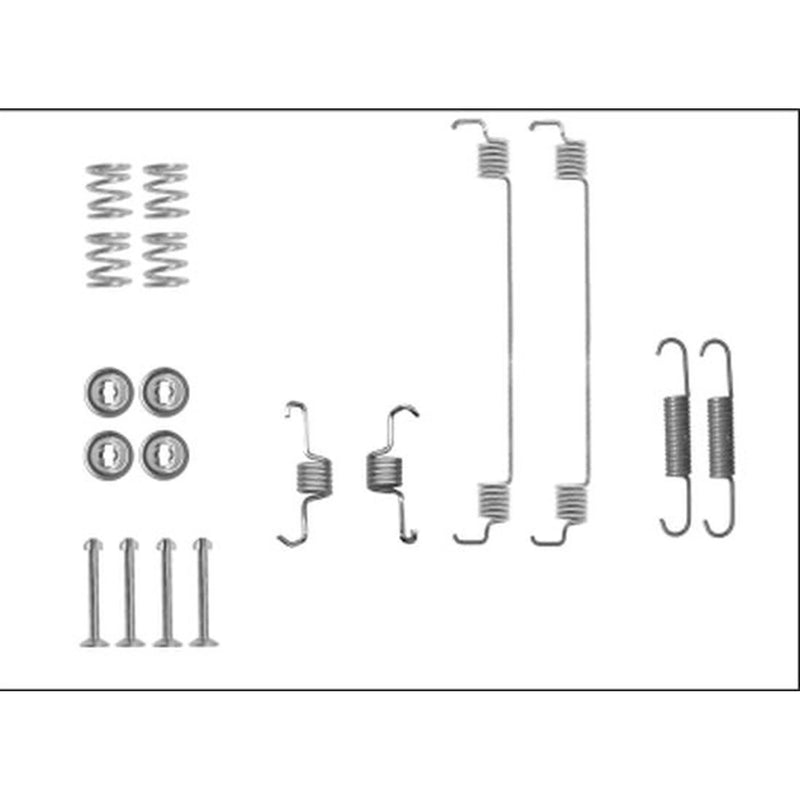 Mintex Brake Shoe Accessory Kit Rear fits Nissan Micra IV 2010-2020 1.2