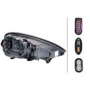 Hella Headlight Headlamp D1S/H7 Left fits Porsche Panamera 2013-2016 3.0 3.6 4.8