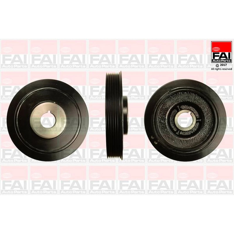 FAI Crank Shaft Belt Pulley fits Citroën Berlingo First 1998-2005 1.9 2.0