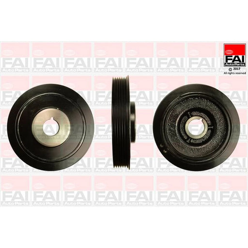 FAI Crank Shaft Belt Pulley fits Citroën Berlingo First 1998-2005 1.9 2.0