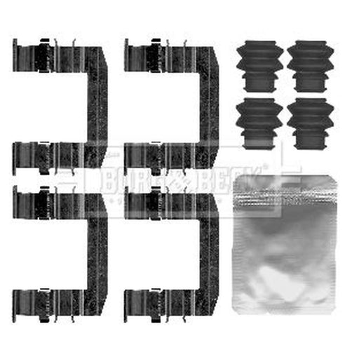 Borg & Beck Brake Pad Accessory Fitting Kit Front BBK1576