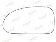 Summit Stick-On Standard Mirror Glass fits Hyundai Coupe LHS Summit - Bars 4 Cars