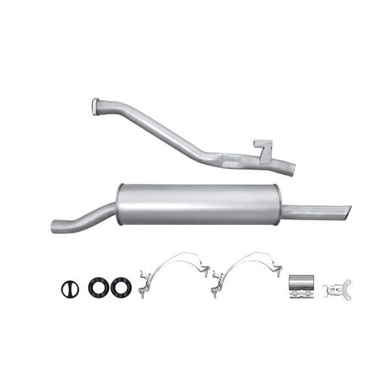 Hella End Silencer Rear fits BMW 3 1987-1994