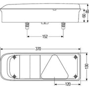 Hella Tail Light / Lamp T4W Left